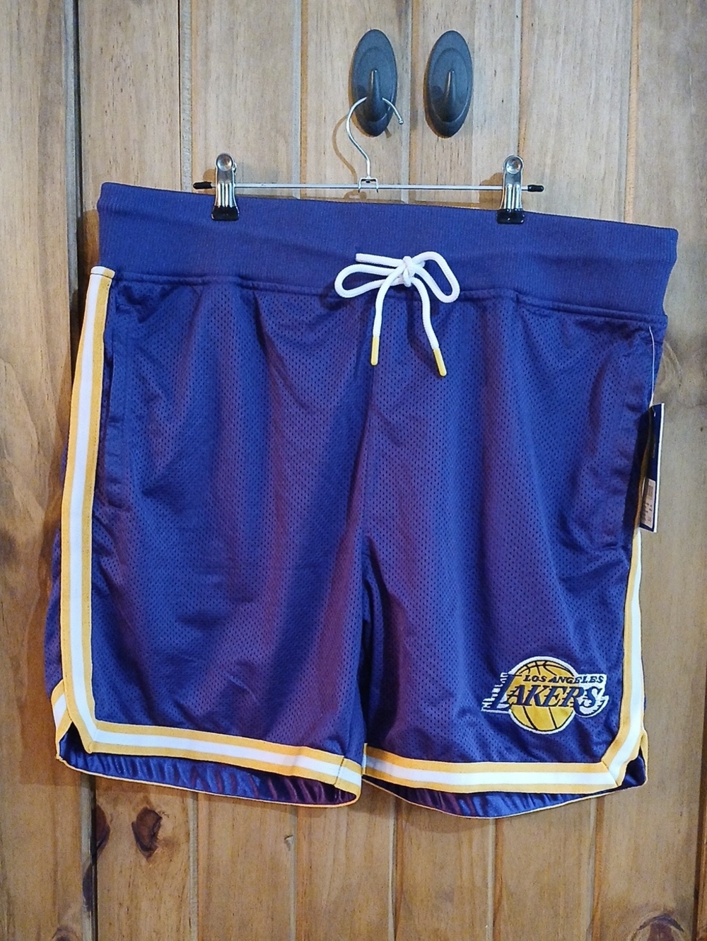 Ultra Game Los Angeles Lakers Heritage Basketball Short - XL
